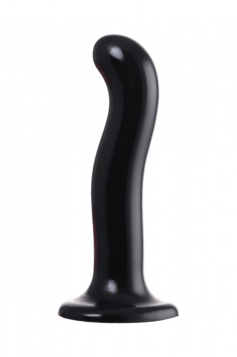 Черный стимулятор для пар P G-Spot Dildo Size L - 19 см. - Strap-on-me - в Невинномысске купить с доставкой