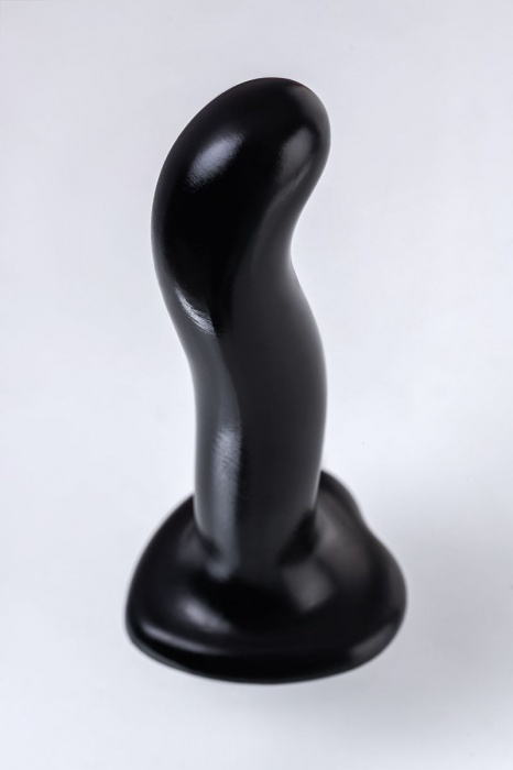 Черный стимулятор для пар P G-Spot Dildo Size L - 19 см. - Strap-on-me - в Невинномысске купить с доставкой