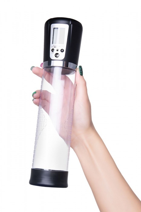 Прозрачная автоматическая помпа для пениса Alrik - Sexus - в Невинномысске купить с доставкой