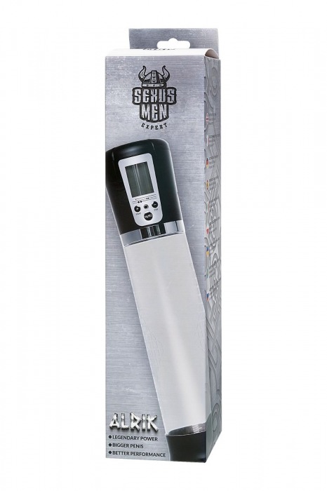 Прозрачная автоматическая помпа для пениса Alrik - Sexus - в Невинномысске купить с доставкой