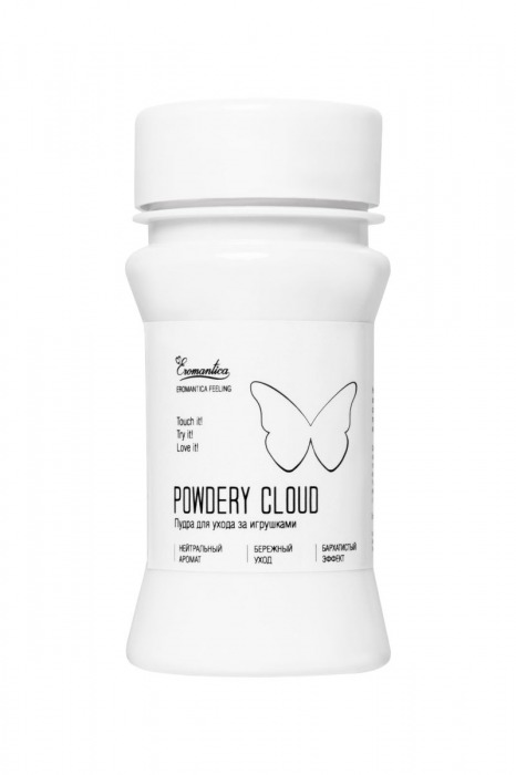 Пудра для ухода за игрушками Powdery Cloud с нейтральным ароматом - 40 гр. - Eromantica - купить с доставкой в Невинномысске