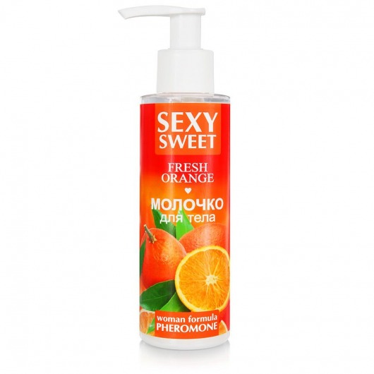 Молочко для тела с феромонами и ароматом апельсина Sexy Sweet Fresh Orange - 150 гр. -  - Магазин феромонов в Невинномысске