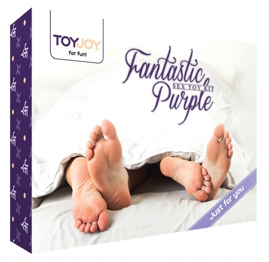 Эротический набор FANTASTIC PURPLE SEX TOY KIT - Toy Joy - купить с доставкой в Невинномысске