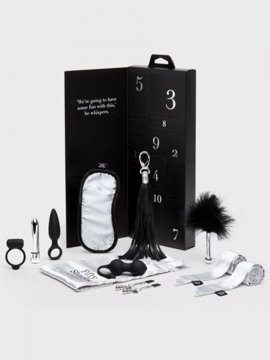 Эротический набор Pleasure Overload 10 Days of Play Gift Set - Fifty Shades of Grey - купить с доставкой в Невинномысске
