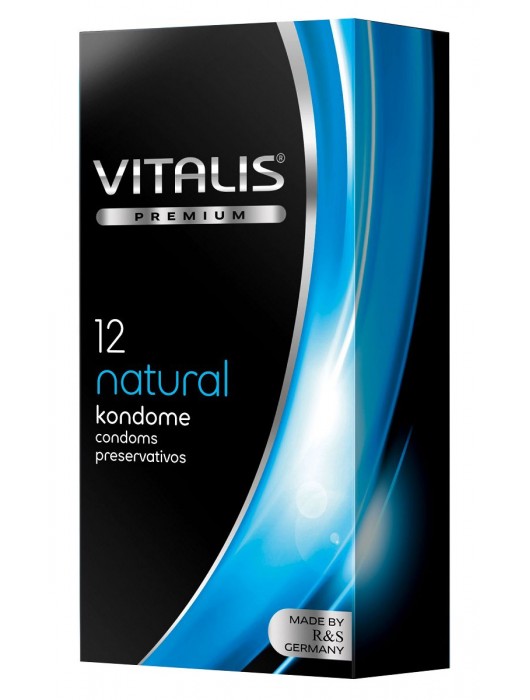 Классические презервативы VITALIS PREMIUM natural - 12 шт. - Vitalis - купить с доставкой в Невинномысске