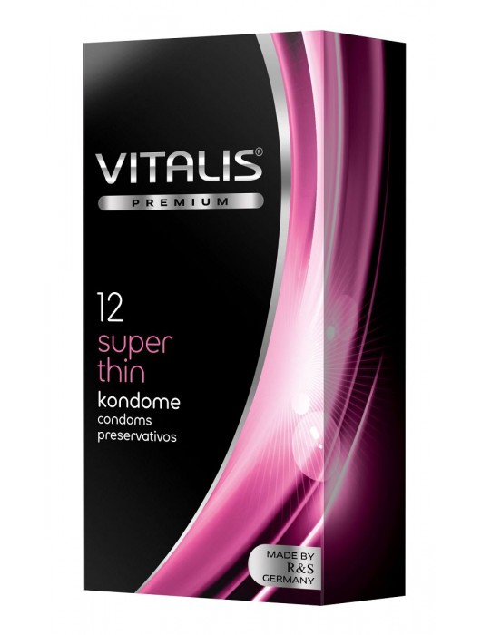Ультратонкие презервативы VITALIS PREMIUM super thin - 12 шт. - Vitalis - купить с доставкой в Невинномысске