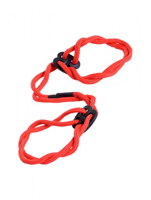 Красные верёвочные оковы на ноги - ToyFa - купить с доставкой в Невинномысске