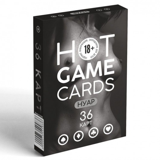 Игральные карты HOT GAME CARDS НУАР - 36 шт. - Сима-Ленд - купить с доставкой в Невинномысске