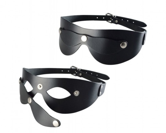 Черная кожаная маска  Новичок - Sitabella - купить с доставкой в Невинномысске