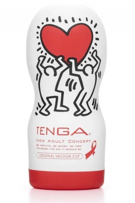 Мастурбатор Keith Haring Cup Deep Throat - Tenga - в Невинномысске купить с доставкой