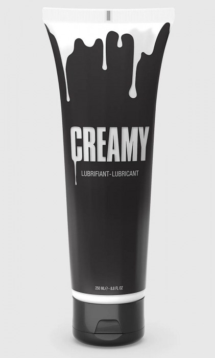 Смазка на водной основе Creamy с консистенцией спермы - 250 мл. - Strap-on-me - купить с доставкой в Невинномысске