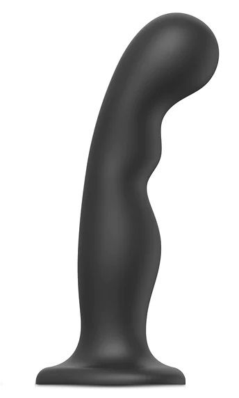 Черная насадка Strap-On-Me Dildo Plug P G size XXL - Strap-on-me - купить с доставкой в Невинномысске