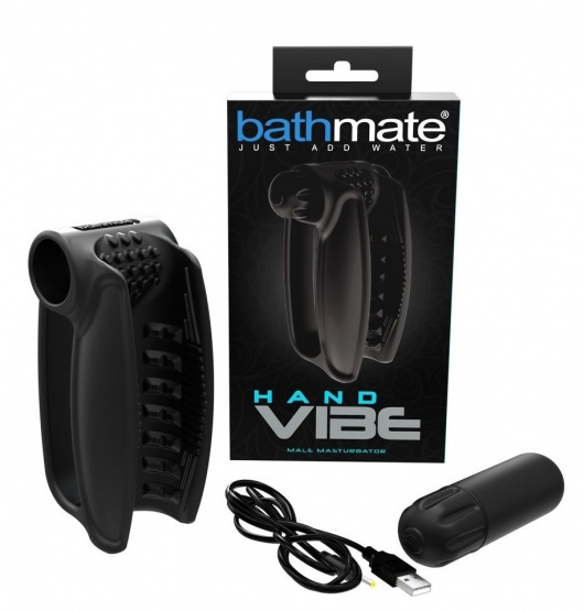 Черный вибромастурбатор Hand Vibe - Bathmate - в Невинномысске купить с доставкой