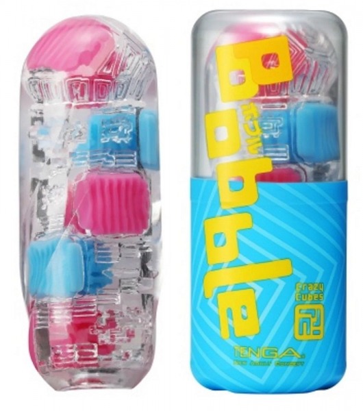 Мастурбатор Tenga Bobble Crazy Cubes - Tenga - в Невинномысске купить с доставкой