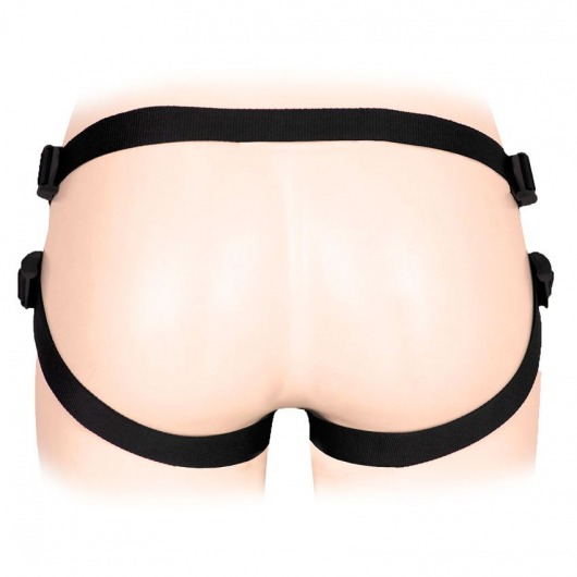 Черные трусики для страпона в комплекте с коннектором и насадкой - Notabu - купить с доставкой в Невинномысске