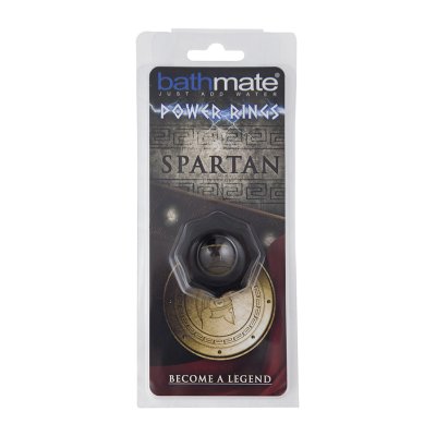 Чёрное эрекционное кольцо Spartan - Bathmate - в Невинномысске купить с доставкой