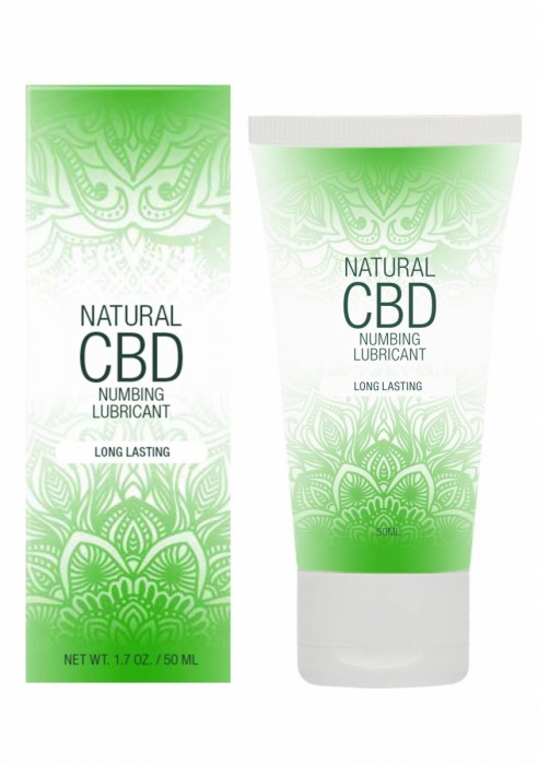 Лубрикант с пролонгирующим эффектом Natural CBD Numbing Lubricant - 50 мл. - Shots Media BV - купить с доставкой в Невинномысске