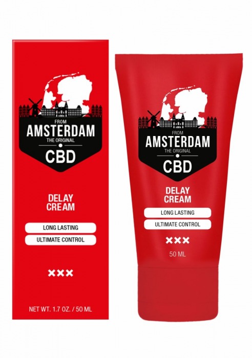 Крем-пролонгатор CBD from Amsterdam Delay Cream - 50 мл. - Shots Media BV - купить с доставкой в Невинномысске