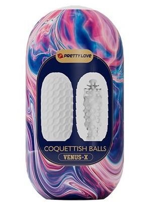 Мастурбатор в форме яйца Coquettish Balls - Baile - в Невинномысске купить с доставкой