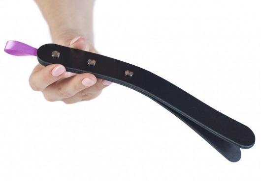 Черный мини-пэддл из трех слоев кожи - Лунный свет - купить с доставкой в Невинномысске