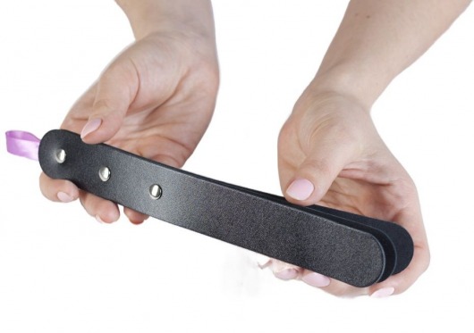 Черный мини-пэддл из трех слоев кожи - Лунный свет - купить с доставкой в Невинномысске