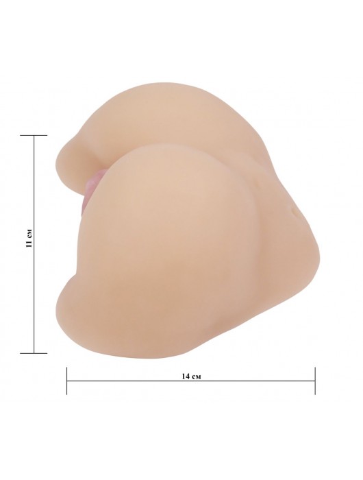 Вибровагина из киберкожи с выносным пультом - LOVETOY (А-Полимер) - в Невинномысске купить с доставкой