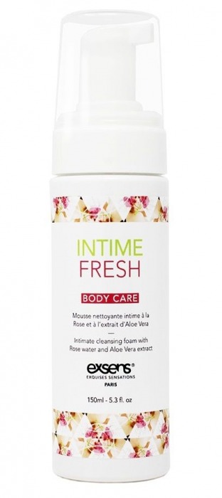 Органическая интимная очищающая пенка Intime Fresh - 150 мл. - Exsens - купить с доставкой в Невинномысске