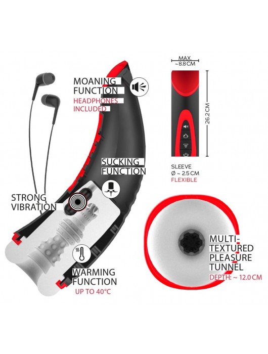 Автоматический мастурбатор WYNE 03 с подогревом - Orion - в Невинномысске купить с доставкой