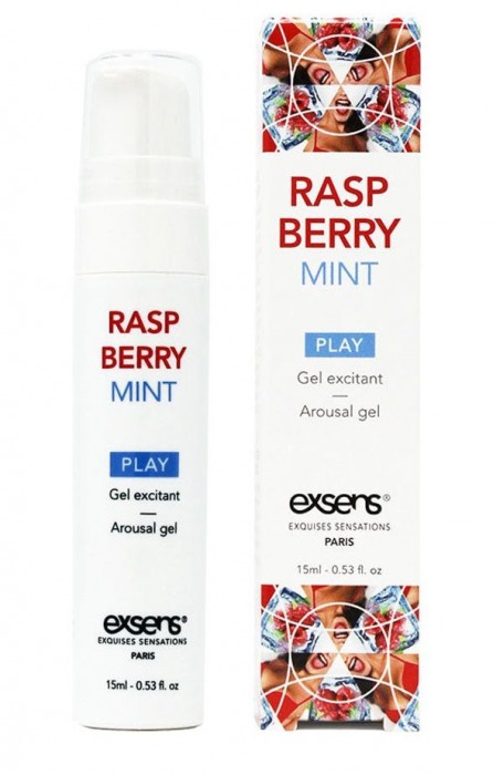 Возбуждающий гель Raspberry Mint с ароматом малины и мяты - 15 мл. - Exsens - купить с доставкой в Невинномысске