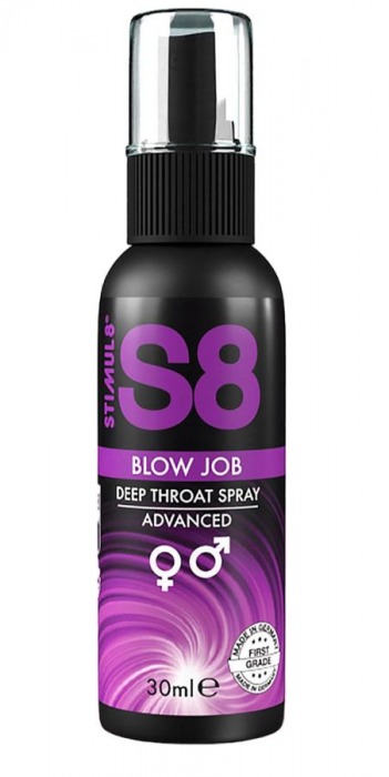 Лубрикант для орального секса S8 Deep Throat Spray - 30 мл. - Stimul8 - купить с доставкой в Невинномысске