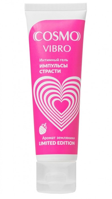 Возбуждающий гель на водно-силиконовой основе Cosmo Vibro с ароматом земляники - 50 гр. - Биоритм - купить с доставкой в Невинномысске