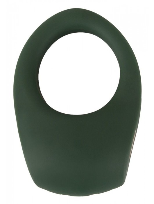 Зеленое эрекционное виброкольцо Luxurious Vibro Cock Ring - Orion - в Невинномысске купить с доставкой