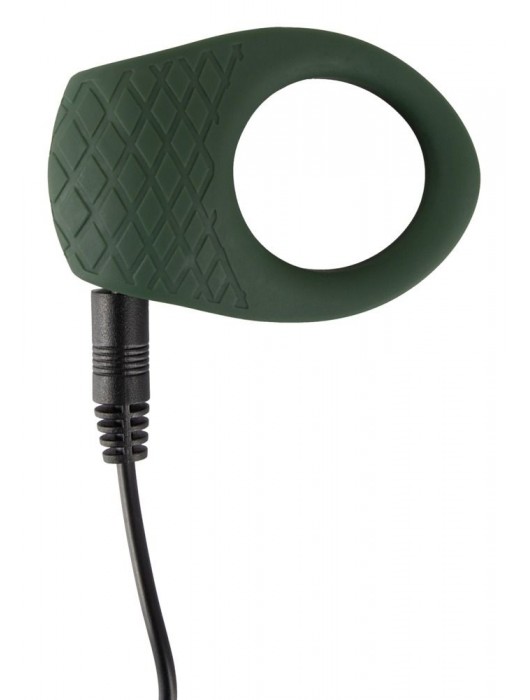 Зеленое эрекционное виброкольцо Luxurious Vibro Cock Ring - Orion - в Невинномысске купить с доставкой