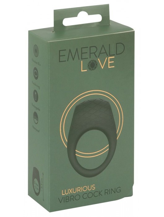 Зеленое эрекционное виброкольцо Luxurious Vibro Cock Ring - Orion - в Невинномысске купить с доставкой