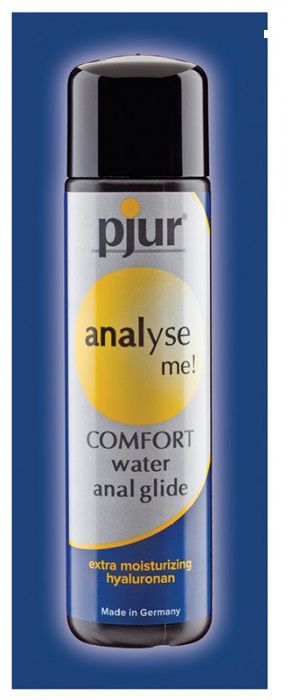 Анальный лубрикант pjur ANALYSE ME Comfort Water Anal Glide - 2 мл. - Pjur - купить с доставкой в Невинномысске