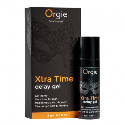 Продлевающий гель Orgie Xtra Time Delay Gel - 15 мл. - ORGIE - купить с доставкой в Невинномысске