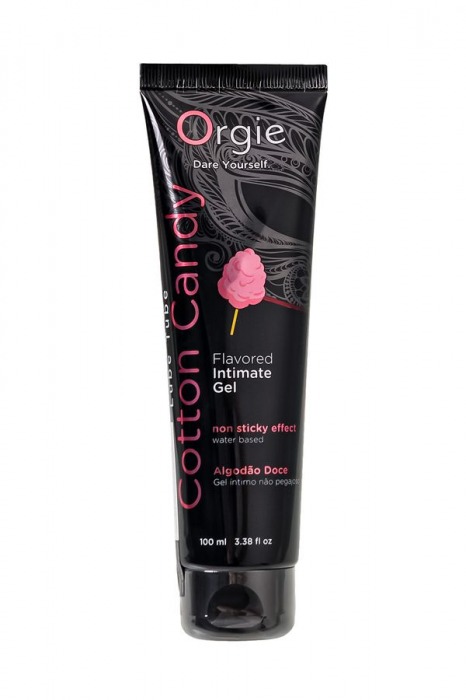 Интимный гель на водной осное Lube Tube Cotton Candy со вкусом сахарной ваты - 100 мл. - ORGIE - купить с доставкой в Невинномысске