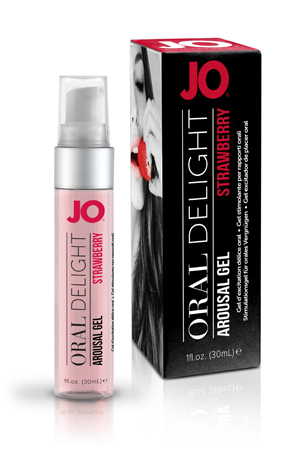 Клубничный лубрикант для оральных ласк Oral Delight Strawberry Sensation - 30 мл. - System JO - купить с доставкой в Невинномысске