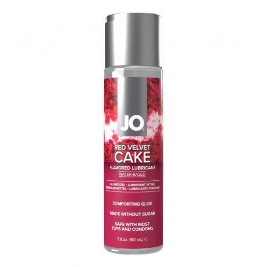 Лубрикант на водной основе JO H2O Red Velvet Cake Flavored Lubricant - 60 мл. - System JO - купить с доставкой в Невинномысске