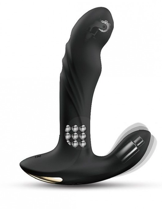 Черный вибромассажер простаты Multi P-Joy с 3 моторами - Dorcel - в Невинномысске купить с доставкой