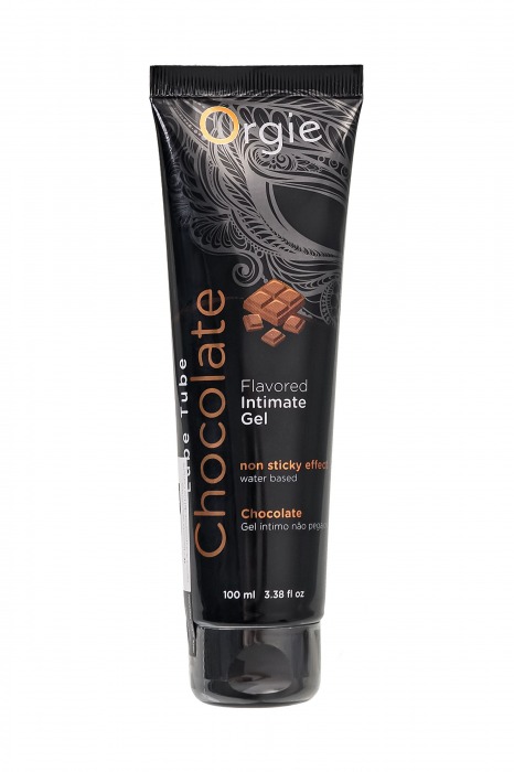 Интимный гель на водной основе Lube Tube Chocolate с шоколадным вкусом - 100 мл. - ORGIE - купить с доставкой в Невинномысске