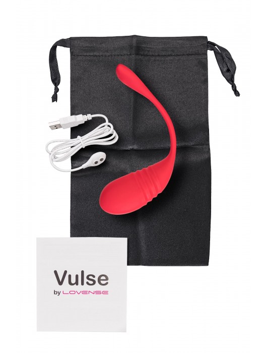 Красное силиконовое виброяйцо Vulse - Lovense
