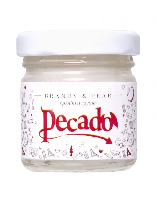 Массажная свеча Brandy   Pear - 35 мл. - Pecado - купить с доставкой в Невинномысске