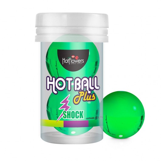 Лубрикант на силиконовой основе Hot Ball Plus с покалывающим эффектом (2 шарика по 3 гр.) - HotFlowers - купить с доставкой в Невинномысске