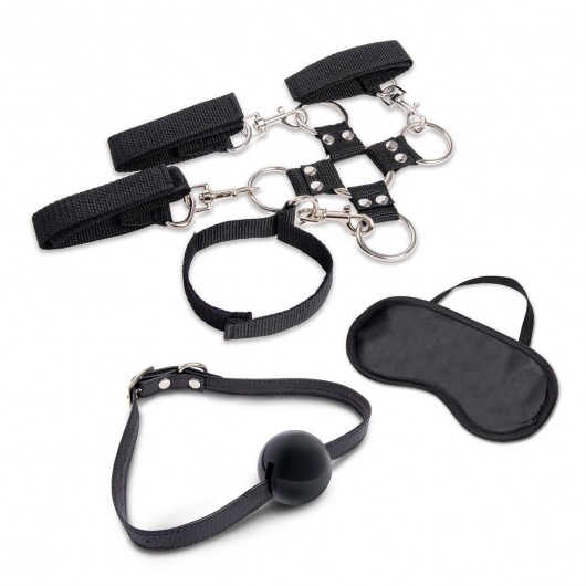 Набор для фиксации из 7 предметов Hogtie   Ball Gag Kit - Lux Fetish - купить с доставкой в Невинномысске