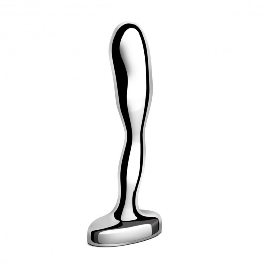 Стальной стимулятор простаты Stainless Steel Prostate Plug - 11,5 см. - b-Vibe - в Невинномысске купить с доставкой