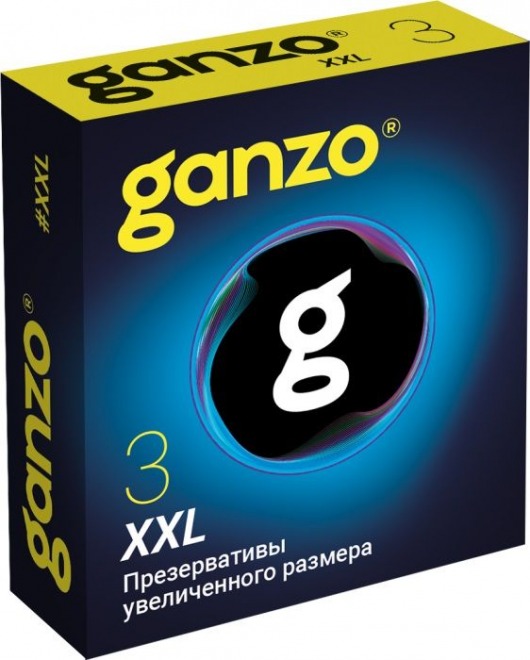 Презервативы увеличенного размера Ganzo XXL - 3 шт. - Ganzo - купить с доставкой в Невинномысске