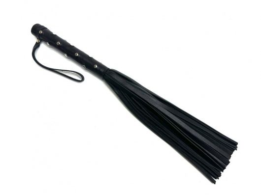 Кожаная плеть «Звездное небо» - 43 см. - БДСМ Арсенал - купить с доставкой в Невинномысске