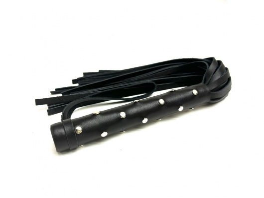 Кожаная плеть «Звездное небо» - 43 см. - БДСМ Арсенал - купить с доставкой в Невинномысске