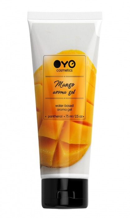 Лубрикант на водной основе OYO Aroma Gel Mango с ароматом манго - 75 мл. - OYO - купить с доставкой в Невинномысске